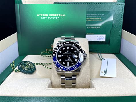 batman rolex factory stickers|FSOT: BNIB 2023 126710BLNR GMT Master II Batman .